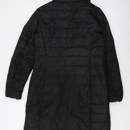 Geox Womens Black Jacket Size 12 Zip