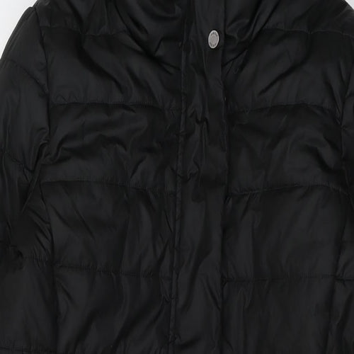 Geox Womens Black Jacket Size 12 Zip