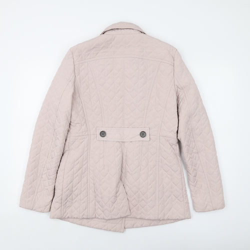 Principles Womens Pink Jacket Size 12 Button