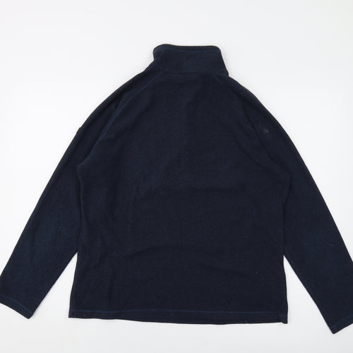 Regatta Womens Blue Polyester Pullover Sweatshirt Size 14 Zip