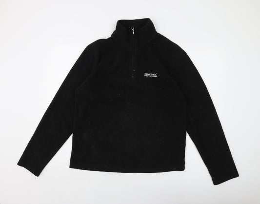 Regatta Mens Black Polyester Pullover Sweatshirt Size M