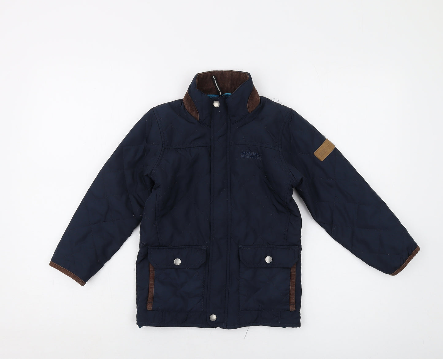 Regatta Boys Blue Jacket Size 5-6 Years Zip