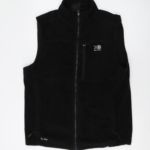 Karrimor Mens Black Jacket Waistcoat Size XL Zip