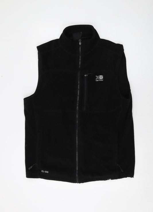 Karrimor Mens Black Jacket Waistcoat Size XL Zip