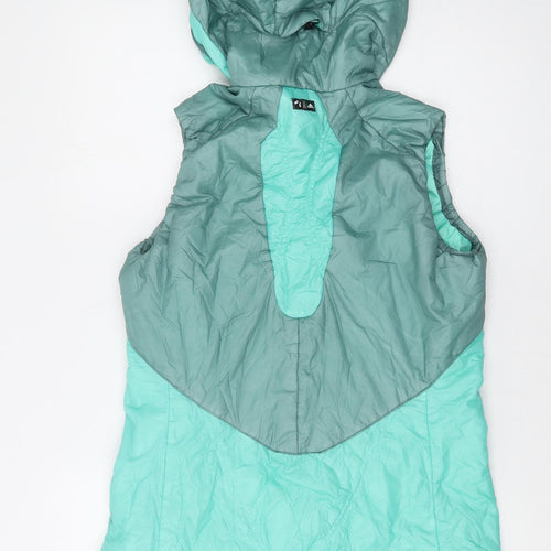 adidas Womens Green Gilet Waistcoat Size 10 Zip