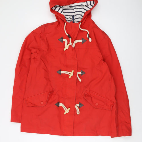 Boden Womens Red Jacket Size 14 Zip