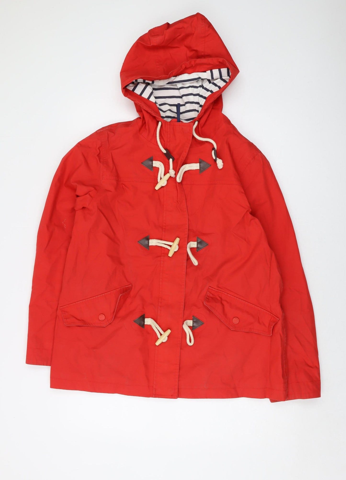 Boden Womens Red Jacket Size 14 Zip