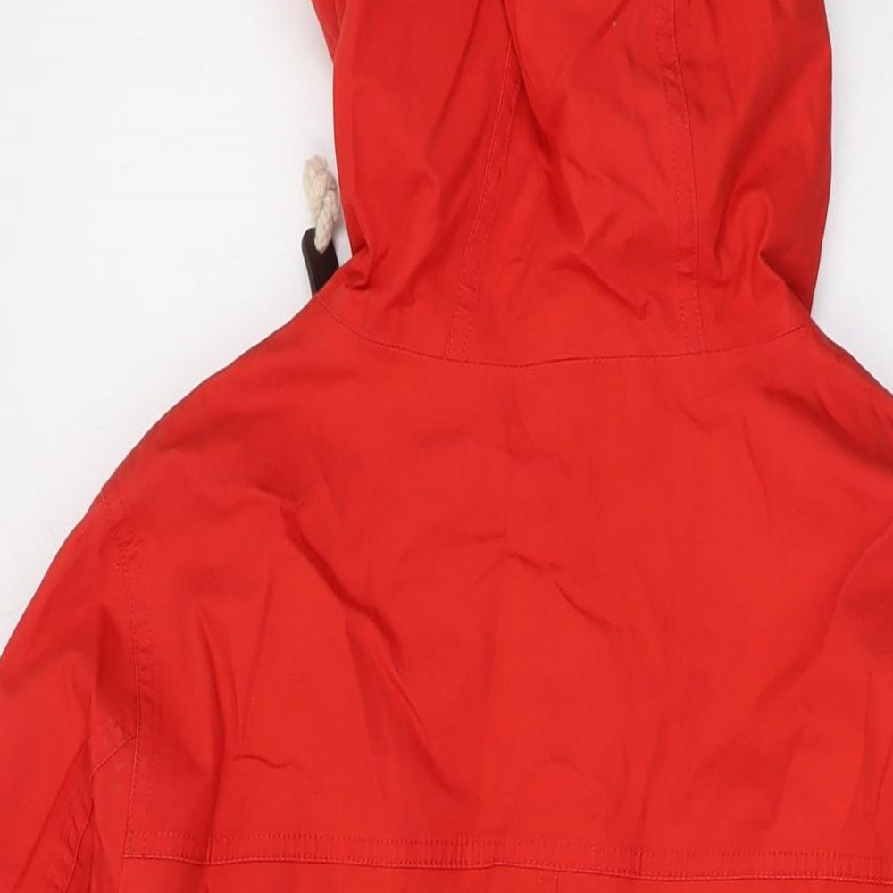 Boden Womens Red Jacket Size 14 Zip