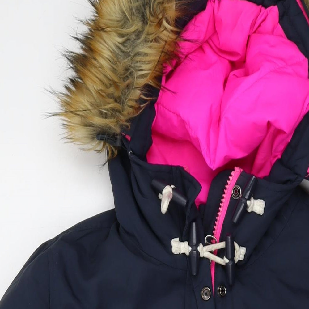 Superdry Womens Blue Jacket Size L Zip