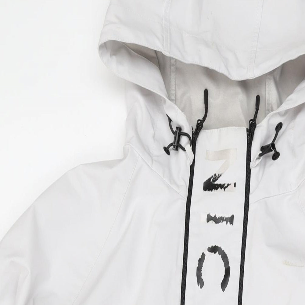 NICCE Mens White Jacket Size L Zip