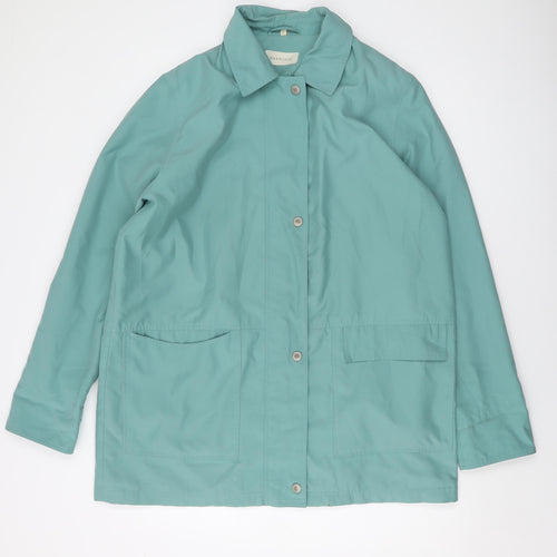 Dannamic Womens Green Jacket Size L Zip