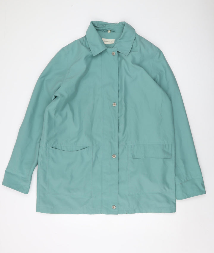 Dannamic Womens Green Jacket Size L Zip