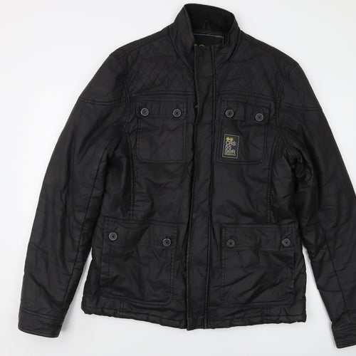 Crosshatch Mens Brown Jacket Size XL Zip