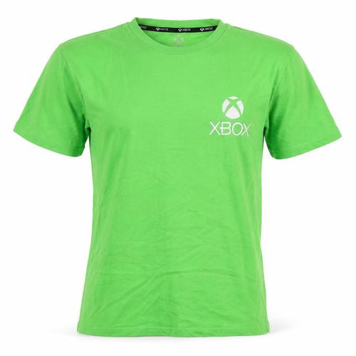 Xbox Mens Green Cotton T-Shirt Size S Crew Neck