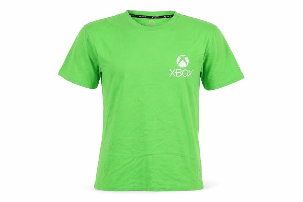 Xbox Mens Green Cotton T-Shirt Size S Crew Neck