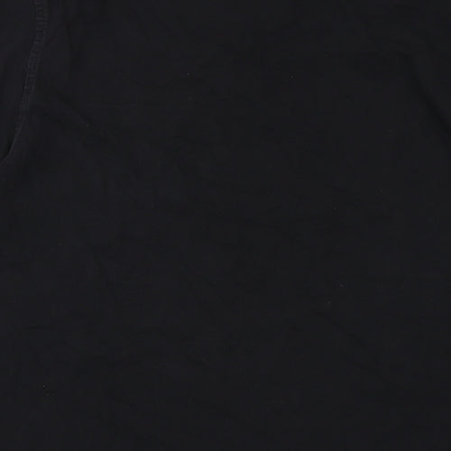 adidas Mens Black Cotton T-Shirt Size M Crew Neck