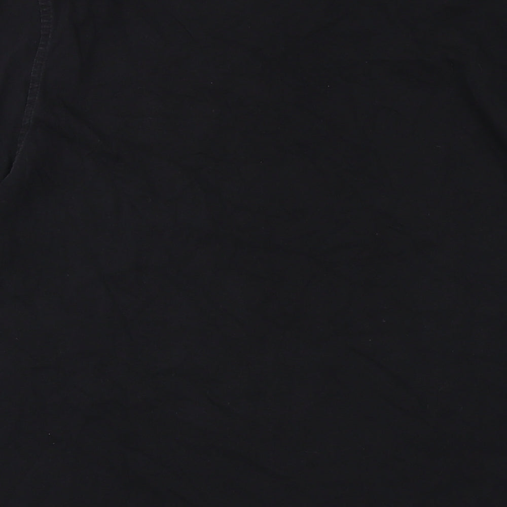 adidas Mens Black Cotton T-Shirt Size M Crew Neck