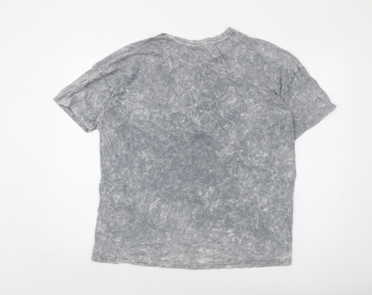 Disney Womens Grey Cotton Basic T-Shirt Size 18 Crew Neck - Minnie Mouse