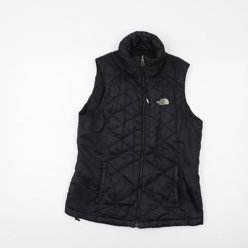 The North Face Womens Black Gilet Waistcoat Size S Zip