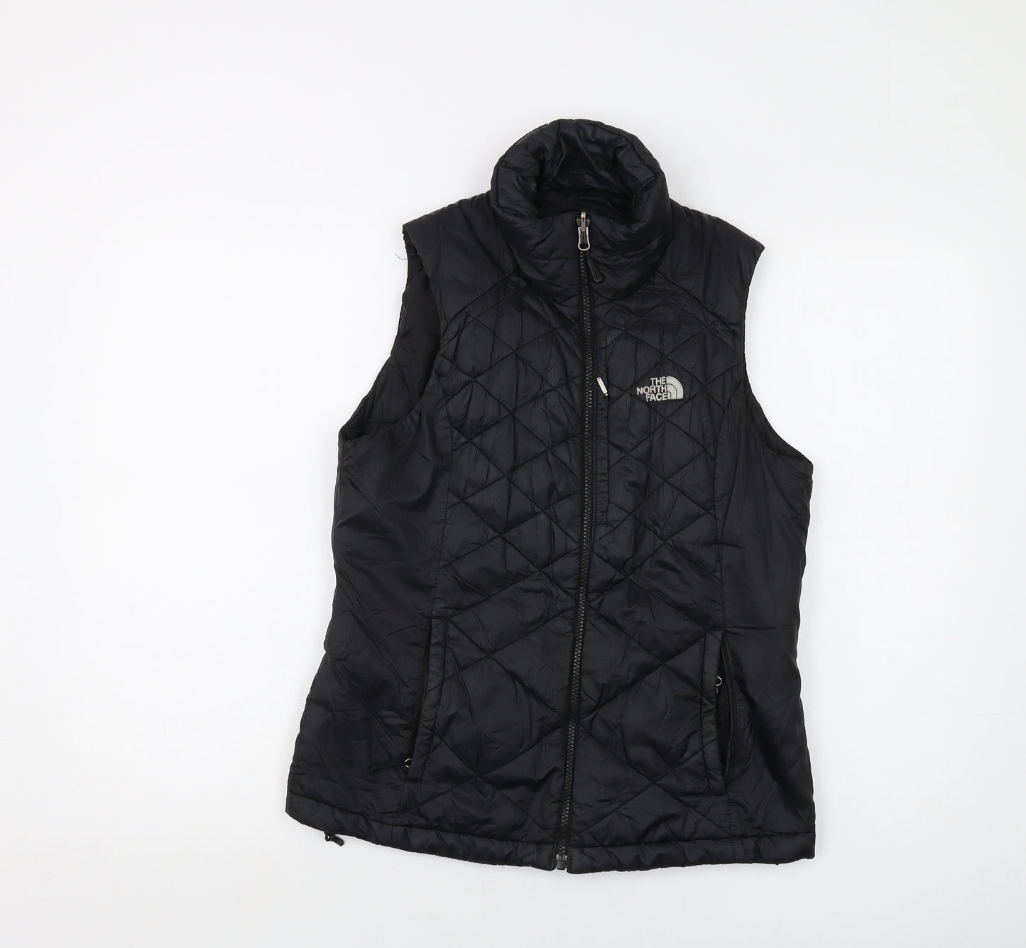 The North Face Womens Black Gilet Waistcoat Size S Zip