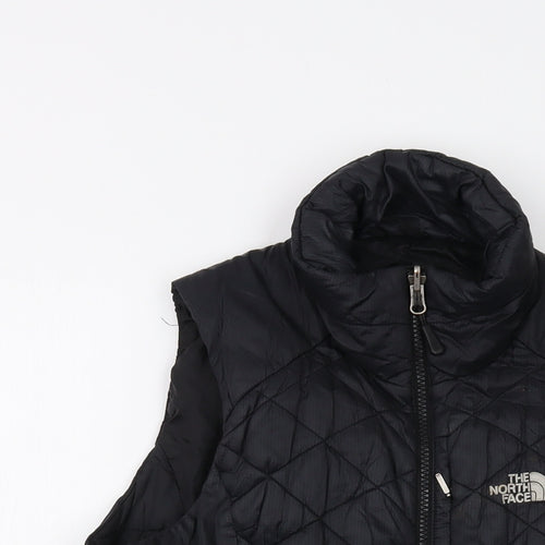 The North Face Womens Black Gilet Waistcoat Size S Zip
