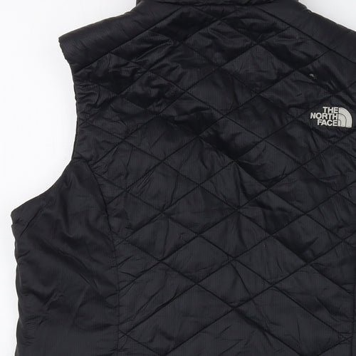 The North Face Womens Black Gilet Waistcoat Size S Zip