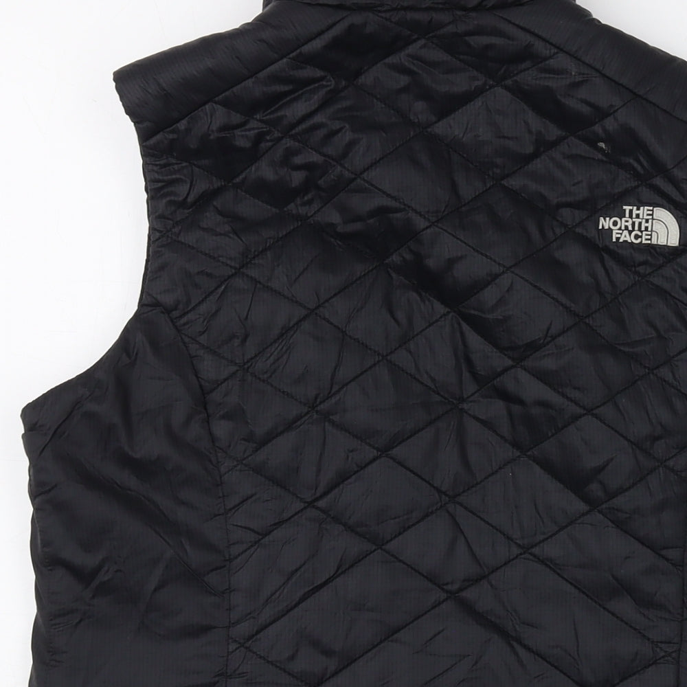 The North Face Womens Black Gilet Waistcoat Size S Zip