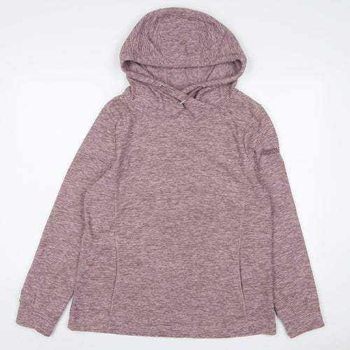 Regatta Womens Purple Polyester Pullover Hoodie Size 14 Pullover