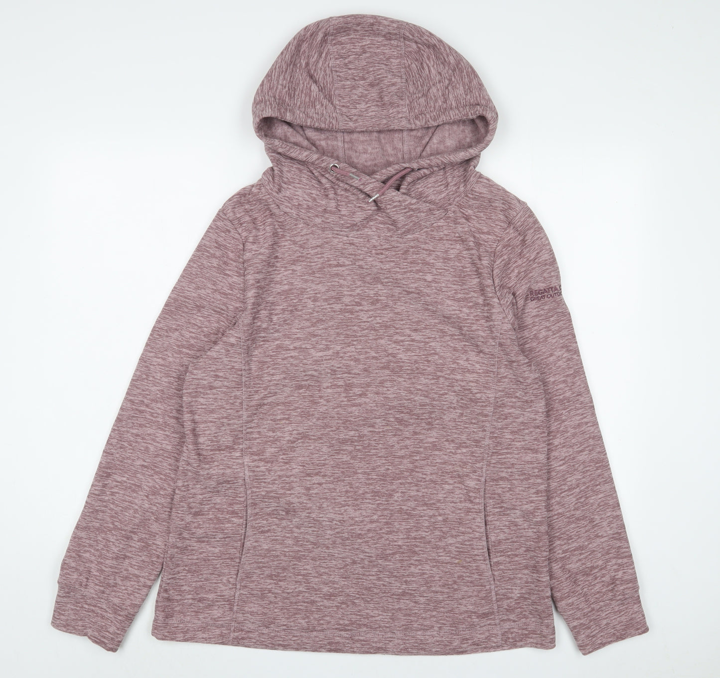 Regatta Womens Purple Polyester Pullover Hoodie Size 14 Pullover