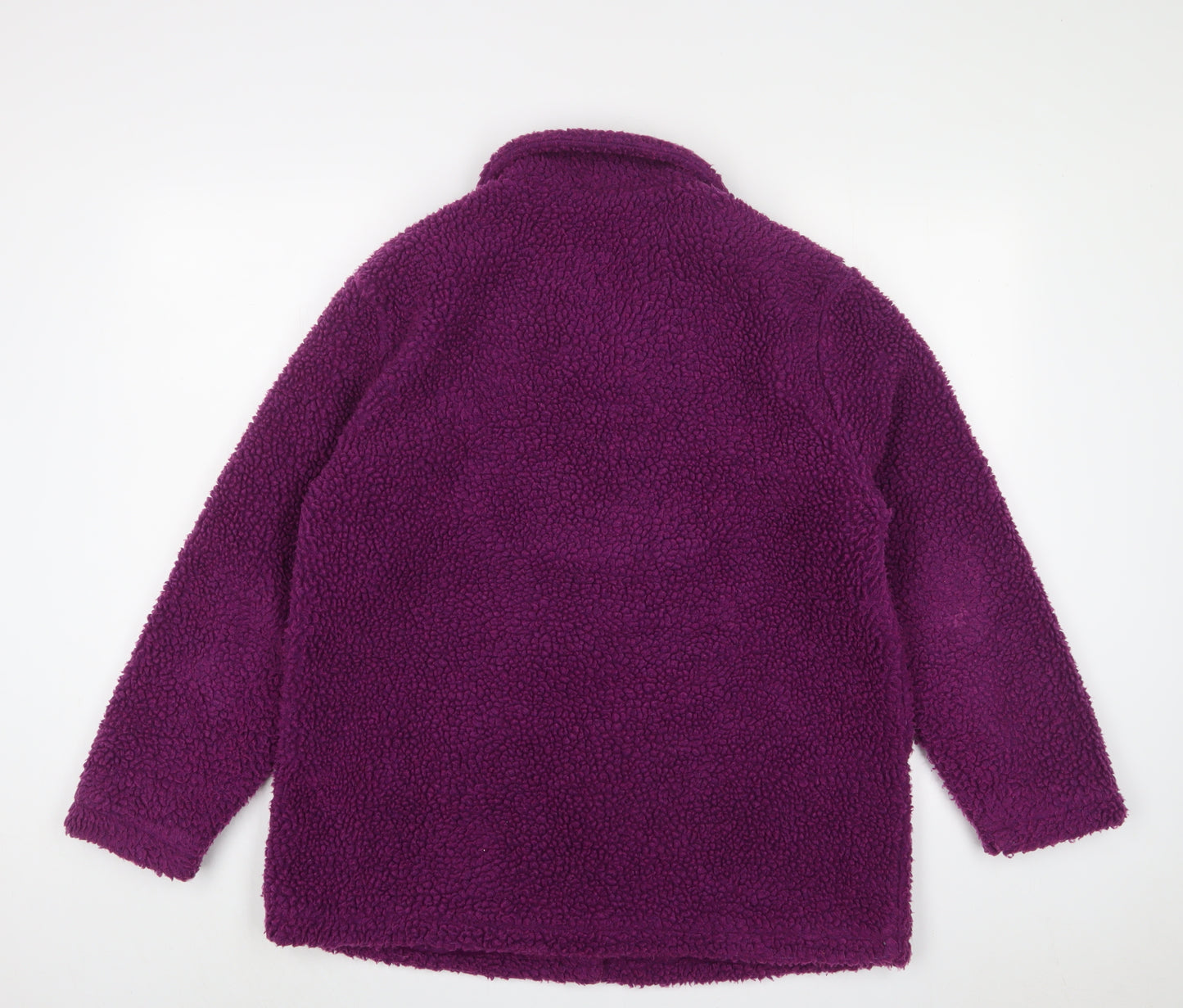 Damart Womens Purple Jacket Size 14 Button