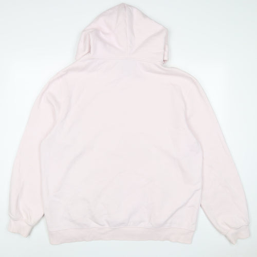 h7m Womens Pink Cotton Pullover Hoodie Size XL Pullover