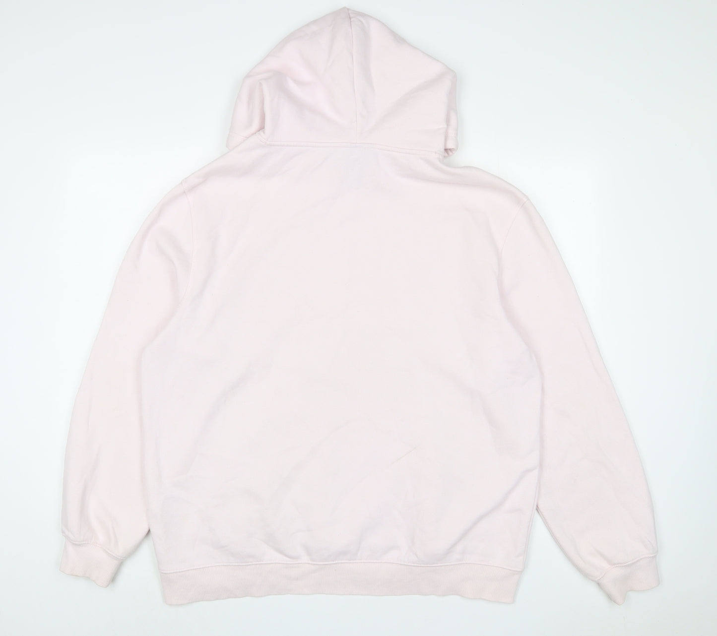 h7m Womens Pink Cotton Pullover Hoodie Size XL Pullover