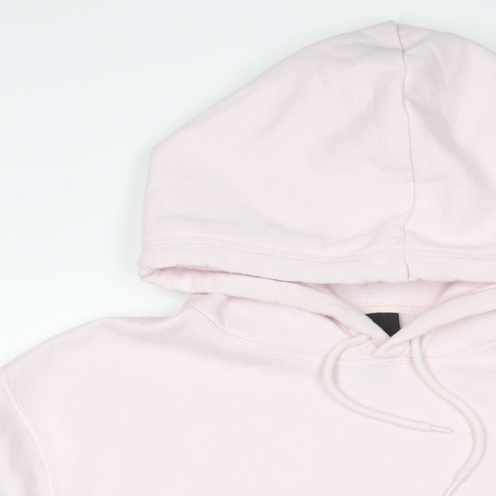 h7m Womens Pink Cotton Pullover Hoodie Size XL Pullover