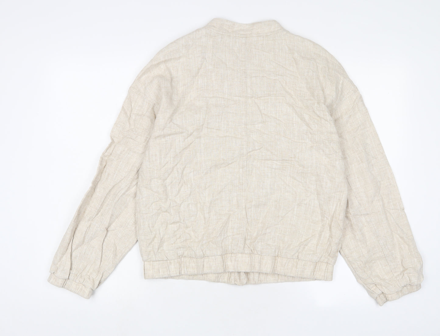 Marks and Spencer Womens Beige Jacket Size S Zip