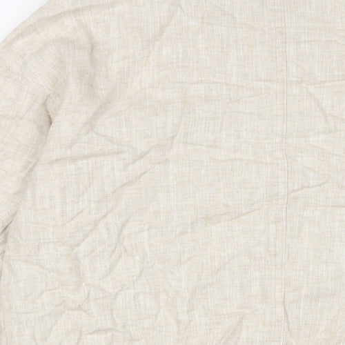 Marks and Spencer Womens Beige Jacket Size S Zip