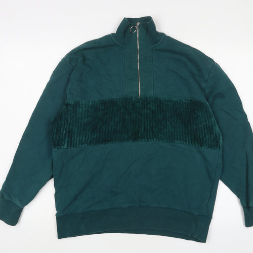 Topman Mens Blue Cotton Pullover Sweatshirt Size XS