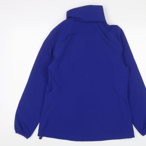 GOODMOVE Womens Blue Jacket Size 12 Zip