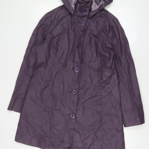 Per Una Womens Purple Jacket Size 12 Zip