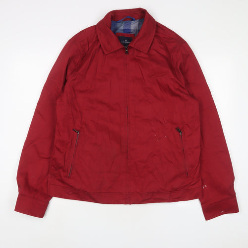 Blue Harbour Mens Red Jacket Size L Zip