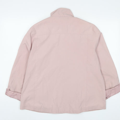 Berkertex Womens Pink Jacket Size 14 Zip