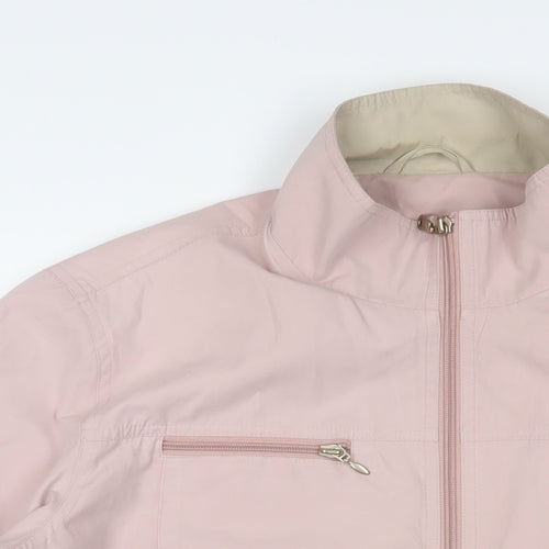 Berkertex Womens Pink Jacket Size 14 Zip
