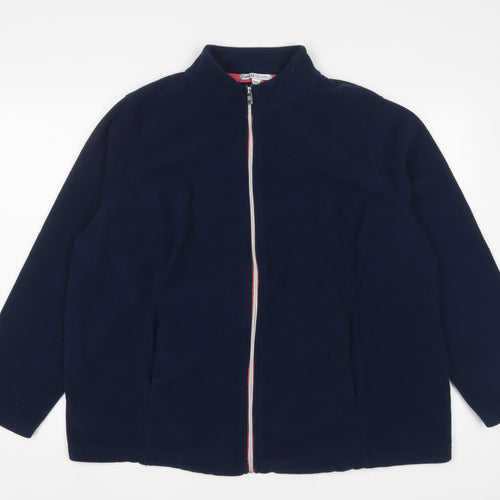 Capsule Womens Blue Jacket Size 22 Zip