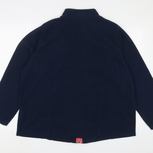 Capsule Womens Blue Jacket Size 22 Zip
