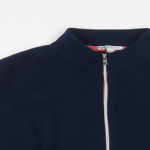Capsule Womens Blue Jacket Size 22 Zip