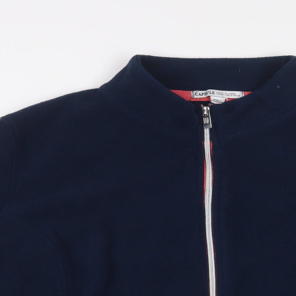 Capsule Womens Blue Jacket Size 22 Zip