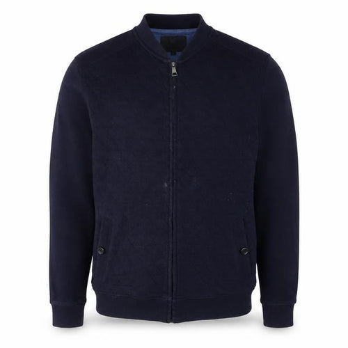 Marks and Spencer Mens Blue Cotton Full Zip Sweatshirt Size L