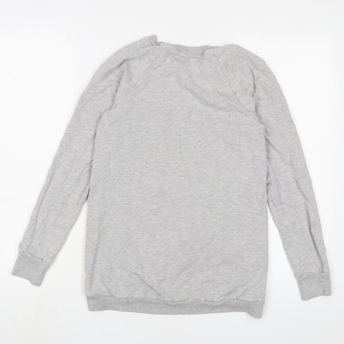 Seraphine Womens Grey Cotton Pullover Sweatshirt Size M Pullover