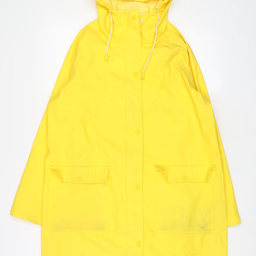 Avenue Womens Yellow Jacket Size M Zip