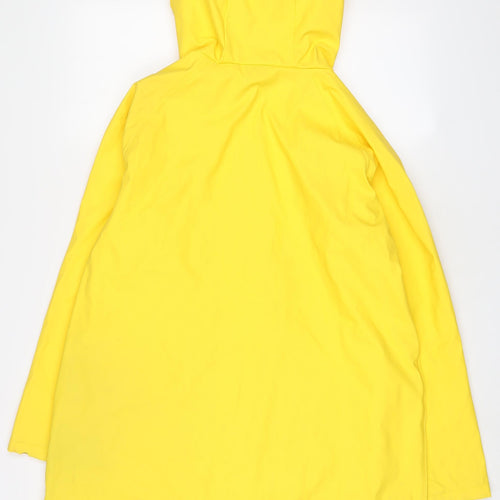 Avenue Womens Yellow Jacket Size M Zip