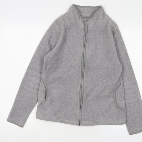 BHS Womens Grey Jacket Size 12 Zip